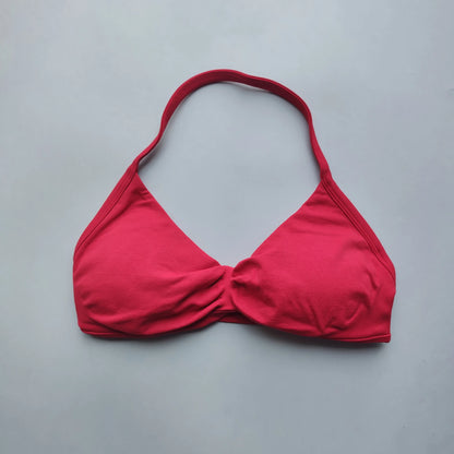 Sports Bra Strappy Backless Removable Cups