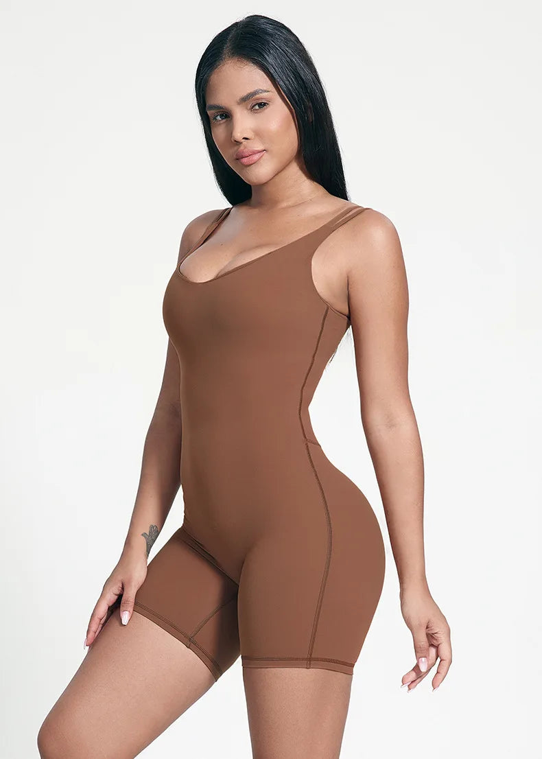 One-piece tight jumpsuit