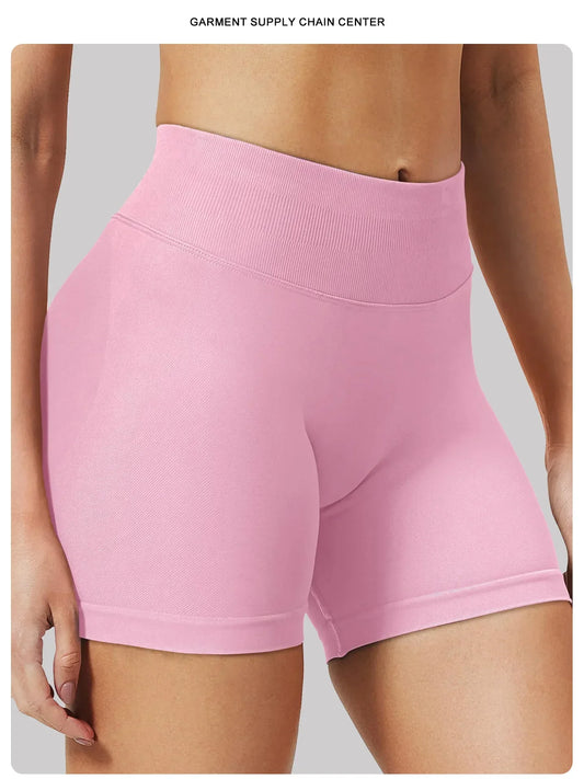 Gym, Workout Clothes Scrunch Seamless Shorts