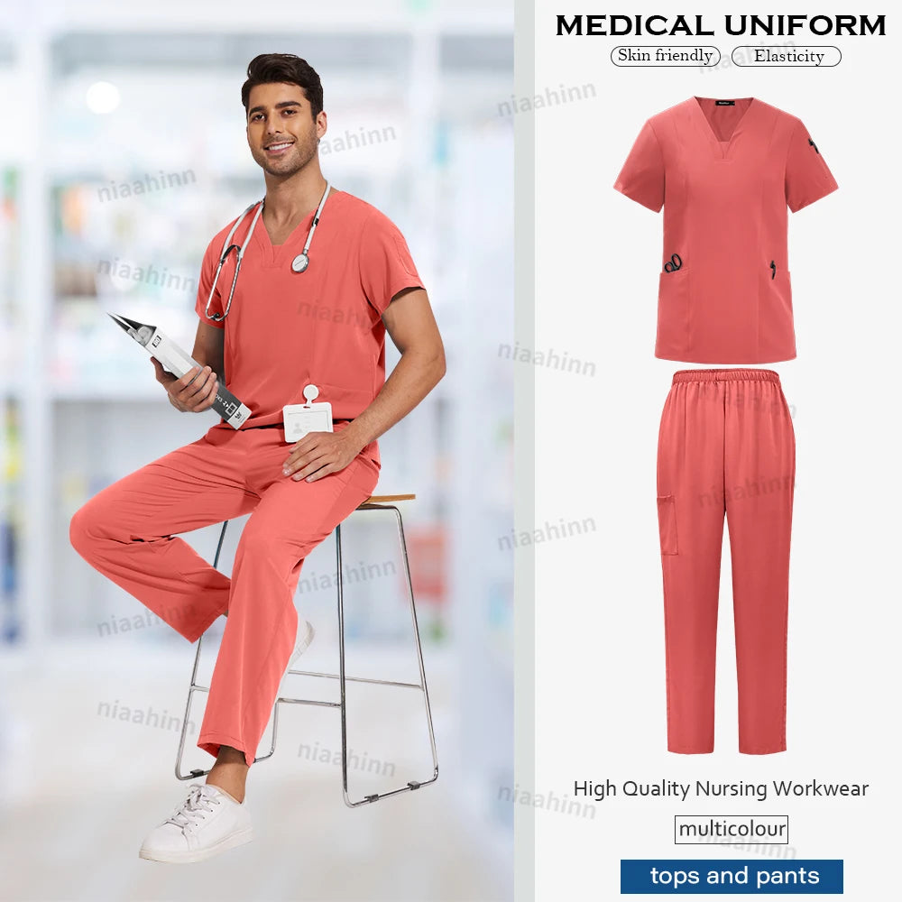Scrubs Uniforms Sets  Healthcare Unisex Surgical Uniforms