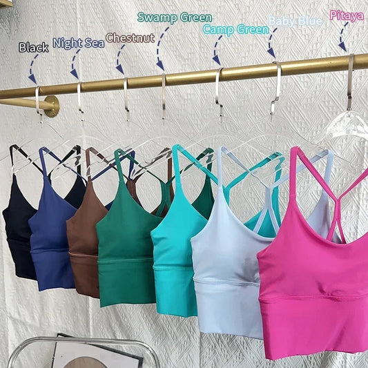 Fashion Sexy Cross Back Small Sling Yoga Underwear Vest