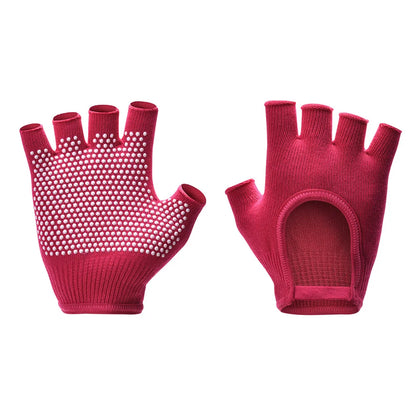 1Pair Half Finger Yoga  Gloves, Cycling Gloves