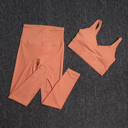 Yoga Set Bras High Waist Leggings