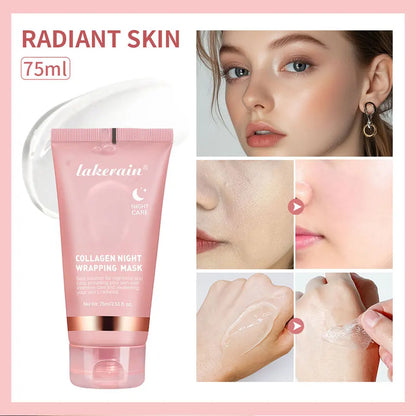 75ml Collagen Peel-off Mask Night Wrapping Facial Mud Firming mask Daily 100g Collagen Jelly Cream