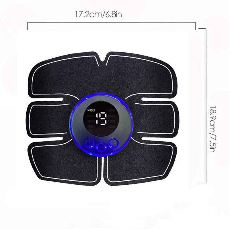 USB Rechargeable Smart Wireless Abdominal Training Electric Body Slimming Massager