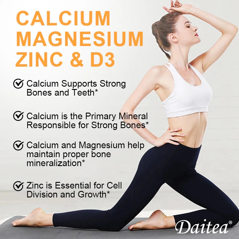 Calcium, Magnesium, Zinc + Vitamin D3