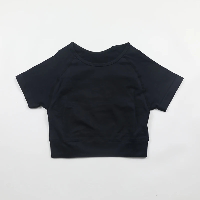 Crop Top Yoga Shirt