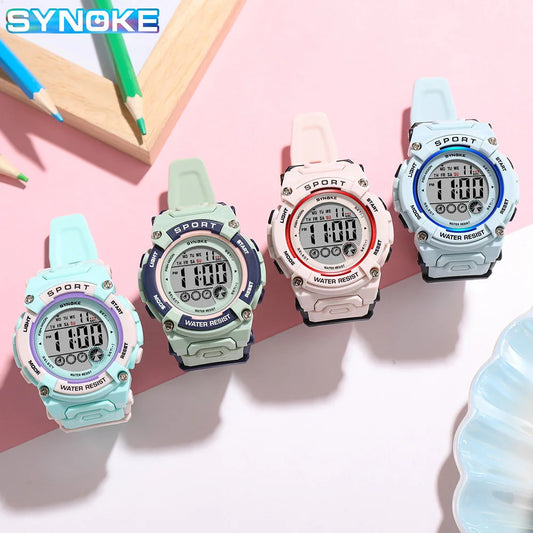 Student Watch Women's Watches Girls 50M Waterproof Watch Multifunctional Luminous Girl Boy Watch