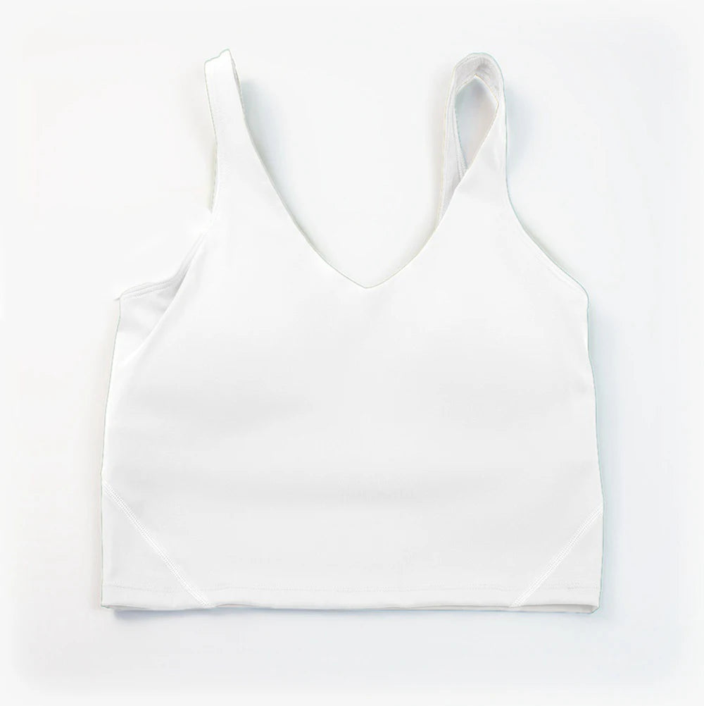 Sports Yoga Bra U-Back Gathering