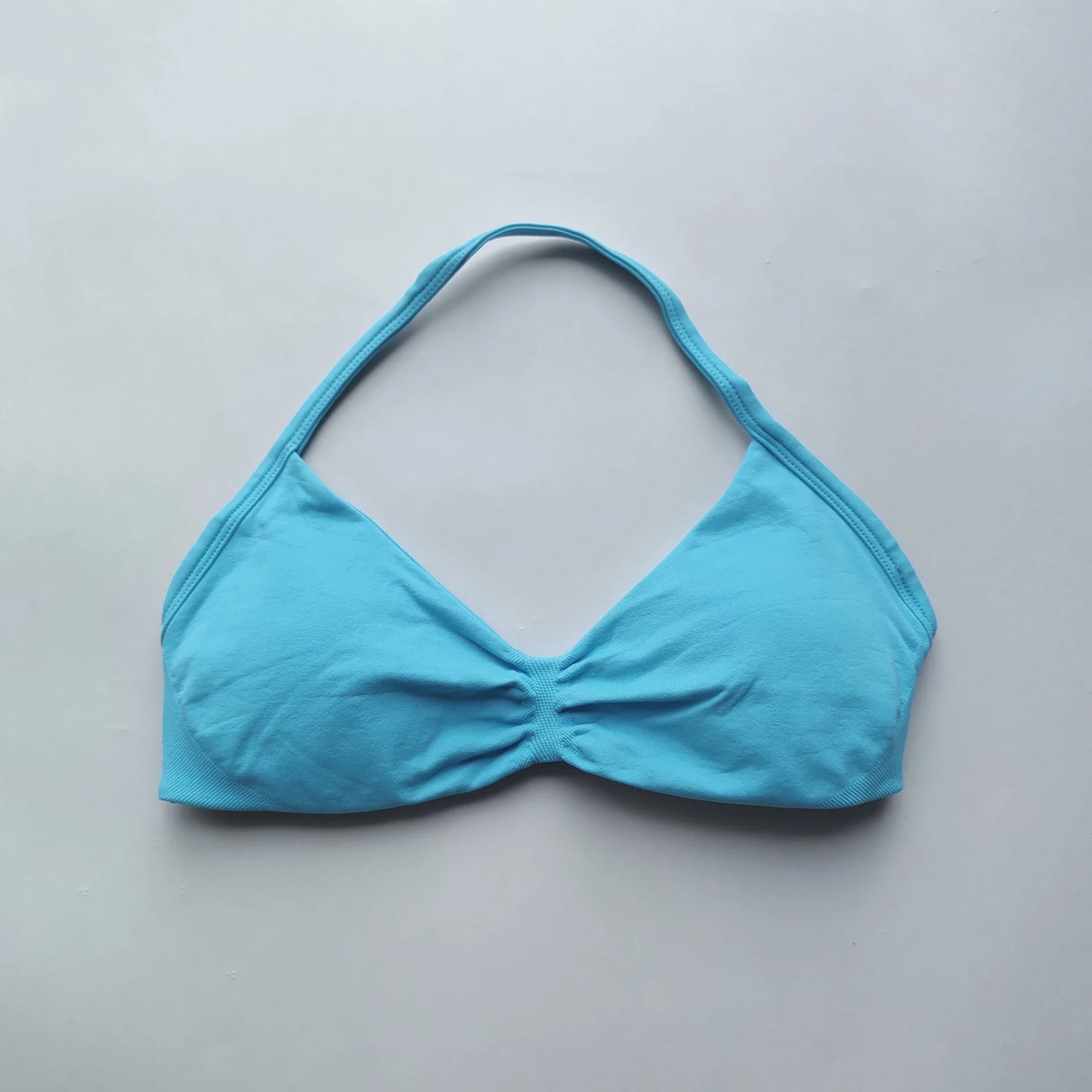 Sports Bra Strappy Backless Removable Cups
