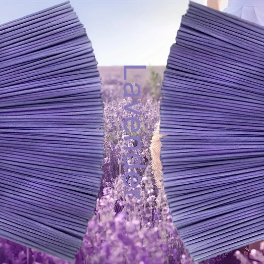 Lavender Aromatherapy Wood Sticks, 8.66 Inches,