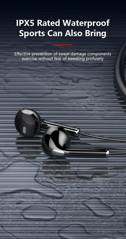 Wireless Headphone Neckband Earphone audiphones Bluetooth