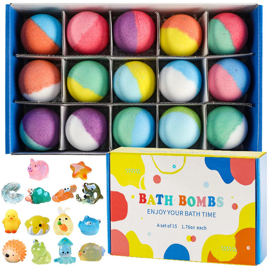 , 24 Pack Kids Bath Bombs Gift Set