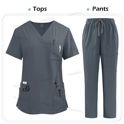 Medical Clothing for Unisex  Tops and Pant Set