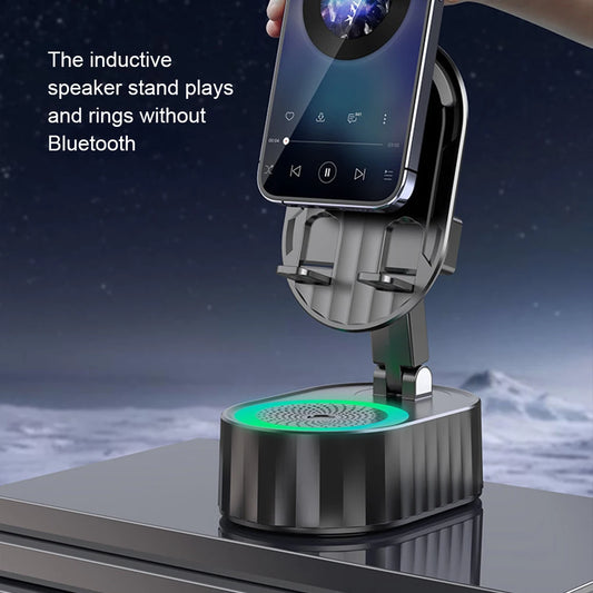 5 in 1 Induction Speaker Phone Stand Wireless Bluetooth Speaker