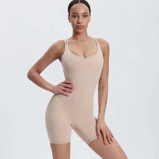 One-piece tight jumpsuit