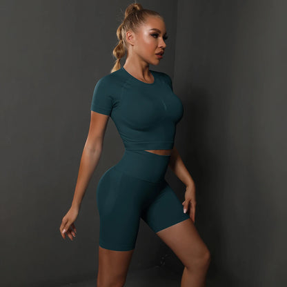 2PCS Seamless Women Yoga Set