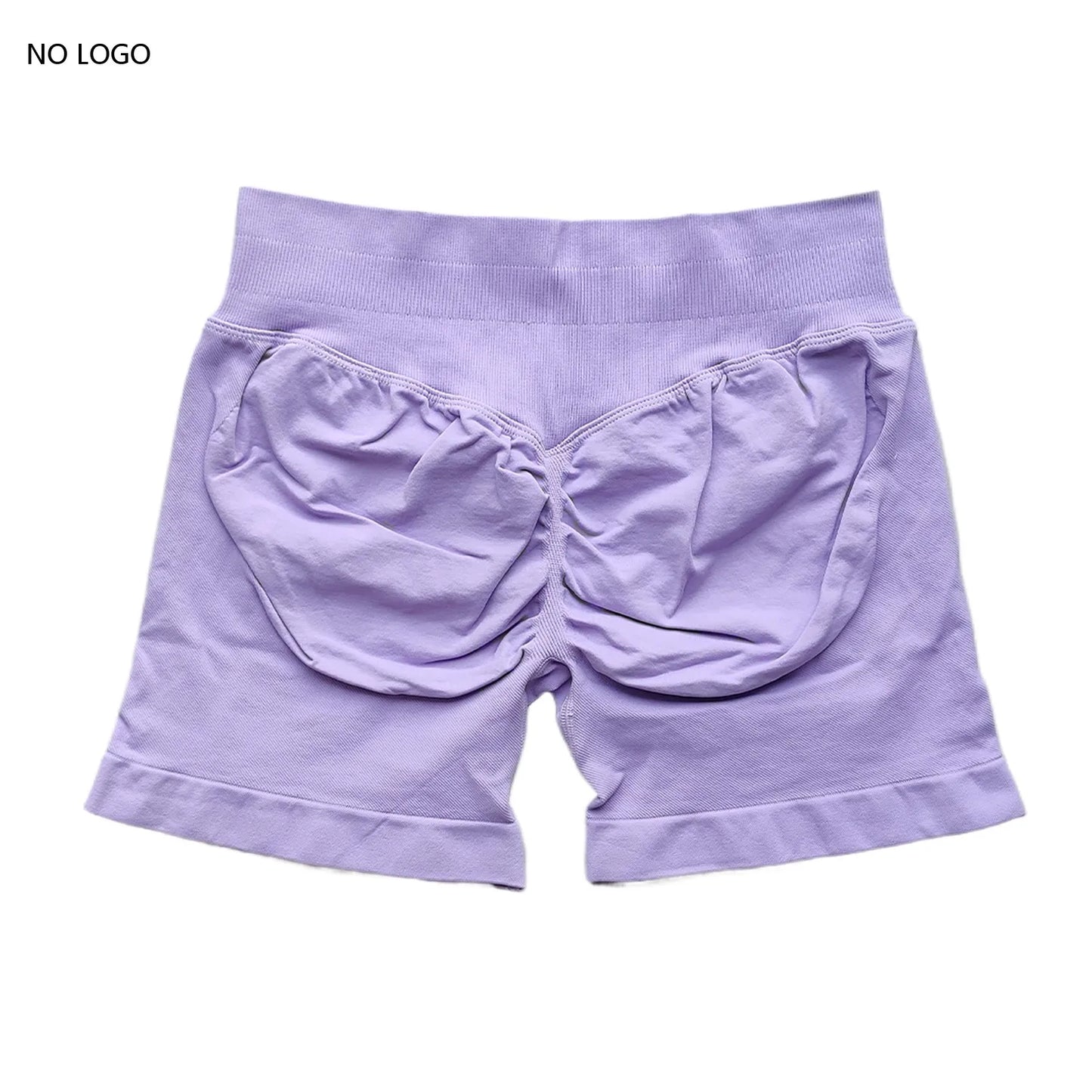 Scrunch Shorts Low Ribbed Band  Seamless Shorts Booty Hight Stretch