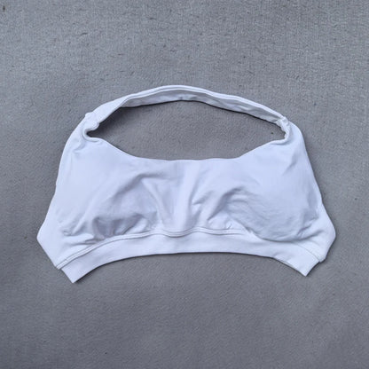 Halter Seamless Yoga Bra Padded Backless Crop Top Push Up