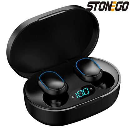 Wireless Bluetooth 5.0 Earbuds, Touch Control, Digital Display