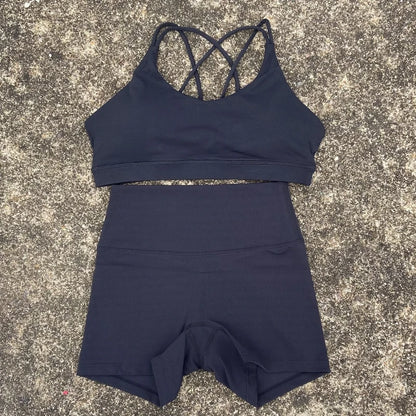 2 Piece Yoga Shorts Set