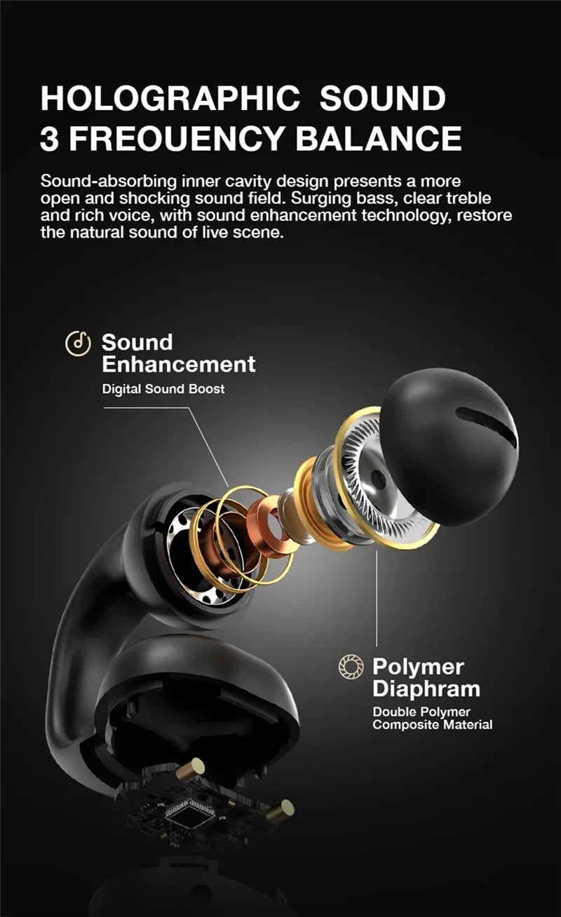 Wireless Earbuds Bluetooth Open Ear Headphones