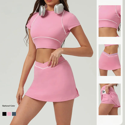 High Waist Quick-drying Backless Skinny Yoga Set