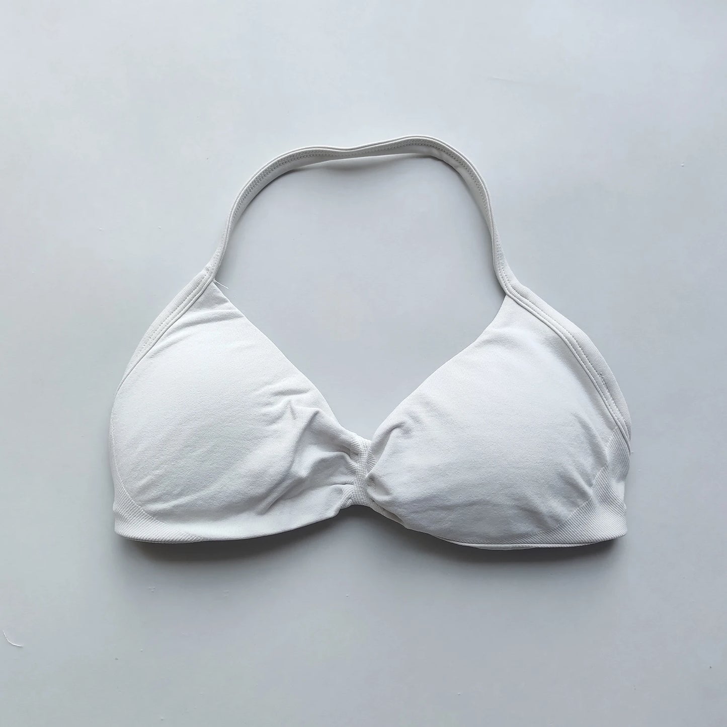 Sports Bra Strappy Backless Removable Cups