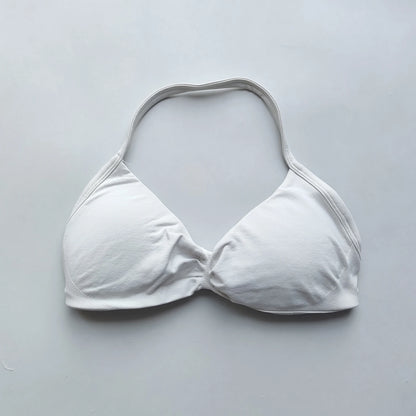 Sports Bra Strappy Backless Removable Cups