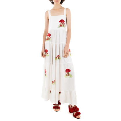 Spaghetti Strap Maxi Dress V-Neck Sleeveless