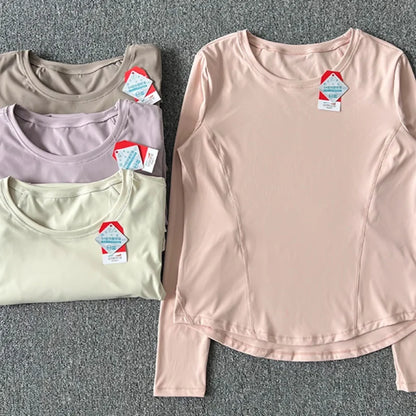Sports Tops Breathable Long Sleeve Gym Fitness Shirts