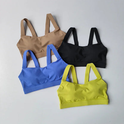 Sports Bra High Waist Leggings Shorts Gym Set