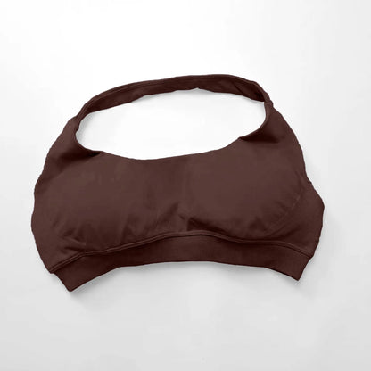 Halter Top Sports Bra Push-up Sexy Open Back