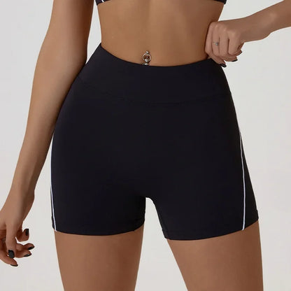 Women's Sports Shorts High Waist Hip Lifting Fitness Tight