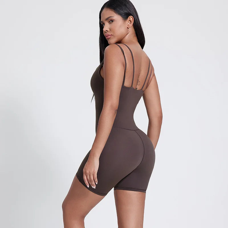 One-piece tight jumpsuit