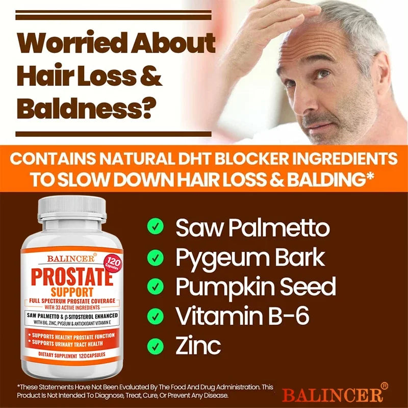 Prostate Support Supplement for Urinary Tract Health
