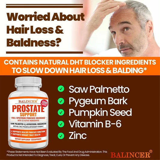 Prostate Support Supplement for Urinary Tract Health