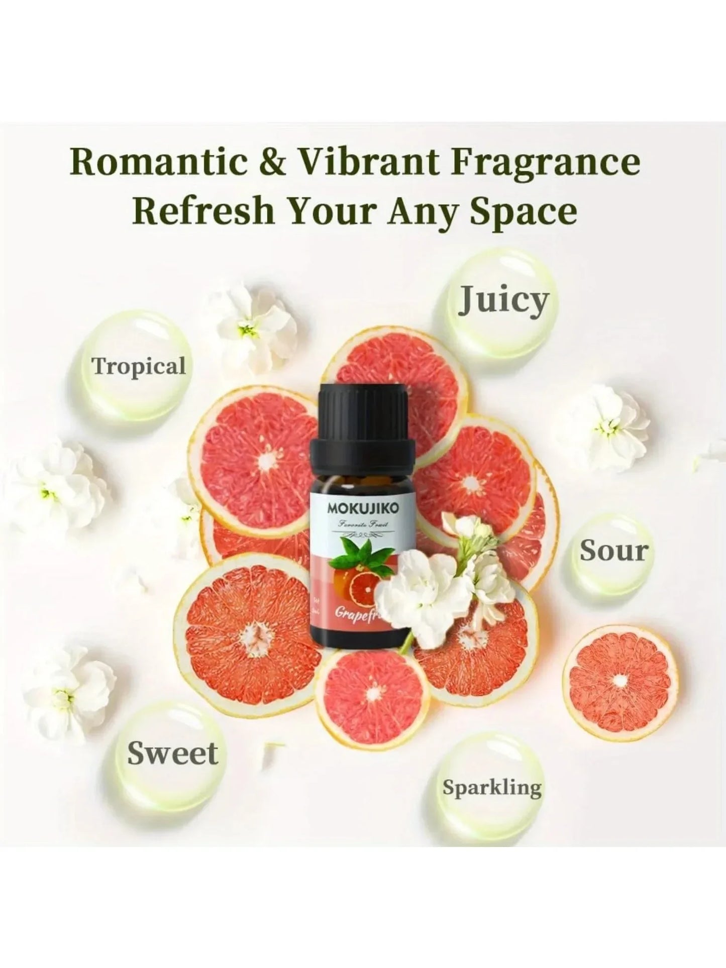 2 Pack Fruit Essential Oil Set, Aromatherapy Diffuser