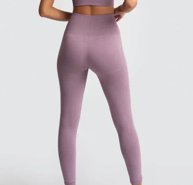 Seamless Yoga Sports Bra and Leggings