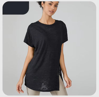 Yoga Shirts & Blouses. Short Sleeve Workout Sporty Woman Top