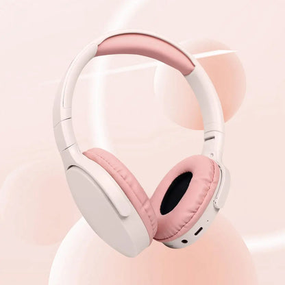 Fashion Wireless Bluetooth Headphones Over Ear HIFI Stereo Headsets