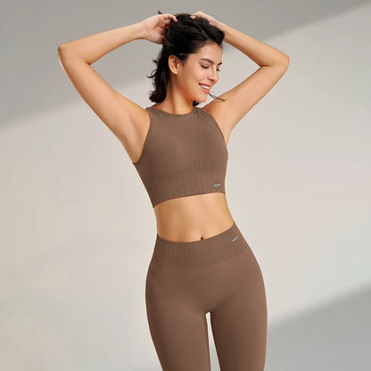 Yoga Leggings and Top Two Piece Set