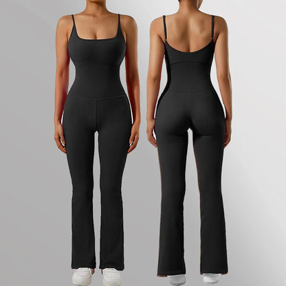 Sleeveless Yoga  Bodycon Rompers Backless