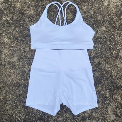 2 Piece Yoga Shorts Set