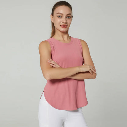 Women Gym  Sports Tank Tops Quick Dry Sleeveless Back