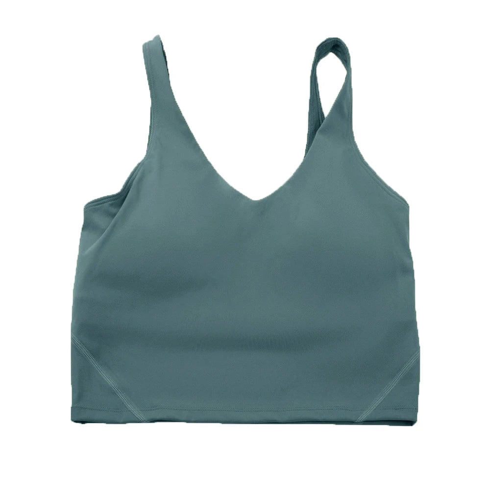 Sports Yoga Bra U-Back Gathering