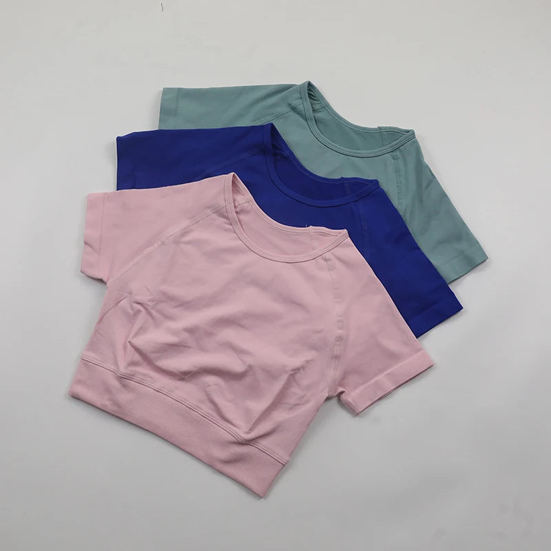 Crop Top Yoga Shirt