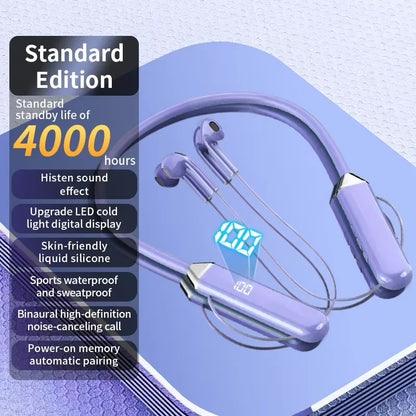 Wireless Headphone Neckband Earphone audiphones Bluetooth