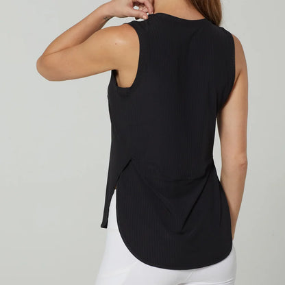 Women Gym  Sports Tank Tops Quick Dry Sleeveless Back