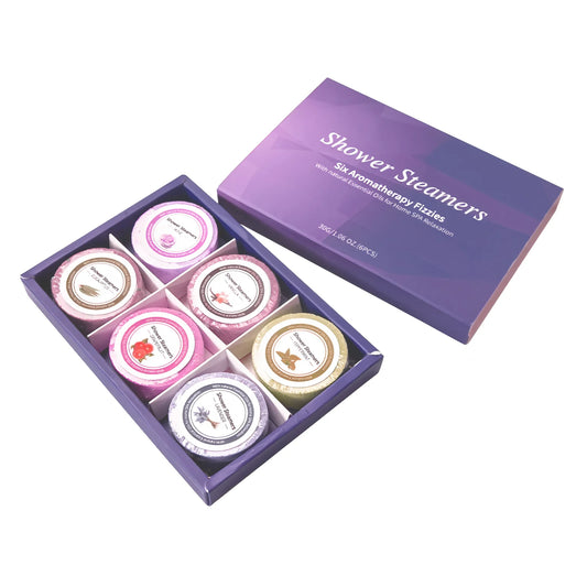 6pcs shower  bomb, bath salt gift box,